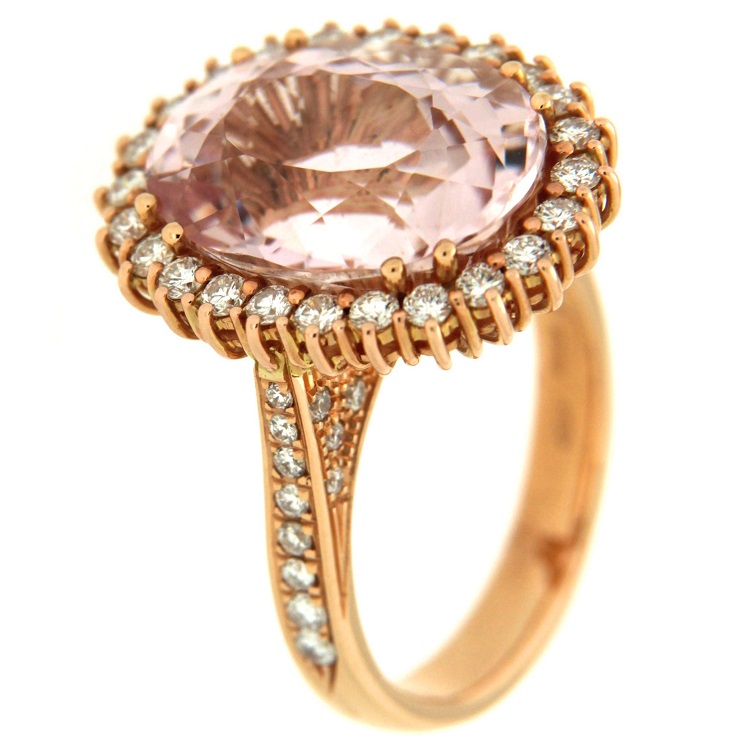 Anello Idylle Blossom, oro giallo, bianco e rosa con diamanti - Categorie  Q9R75J