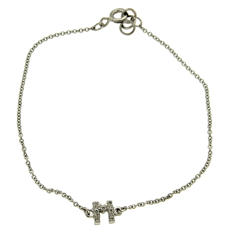 Bracciale Con Iniziale Oro – Nodo Regolabile In Acciaio Inossidabile, Gioiello Elegante E Minimal Per Donna, Regalo Di Compleanno O Festa