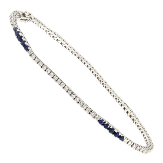 G2429-white-gold-tennis-bracelet-with-diamonds-and-sapphires