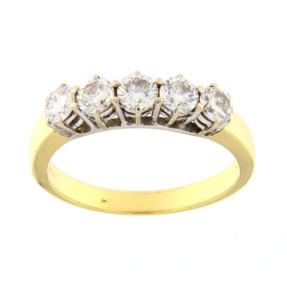 G3001-anello-fedina-occasione-oro-diamanti-brillanti