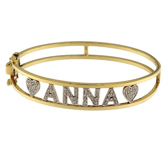 G3267-rigid-bracelet-in-yellow-and-white-gold-with-the-name-anna-and-diamonds