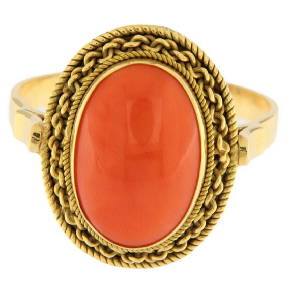 G3289-guidetti-yellow-gold-ring-with-cerasuolo-variety-coral