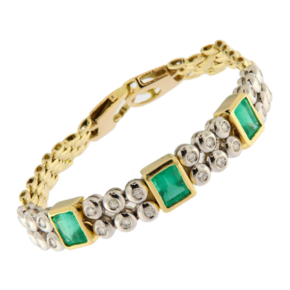 G3485-bracciale-vintage-guidetti-oro-smeraldi-diamanti-brillanti