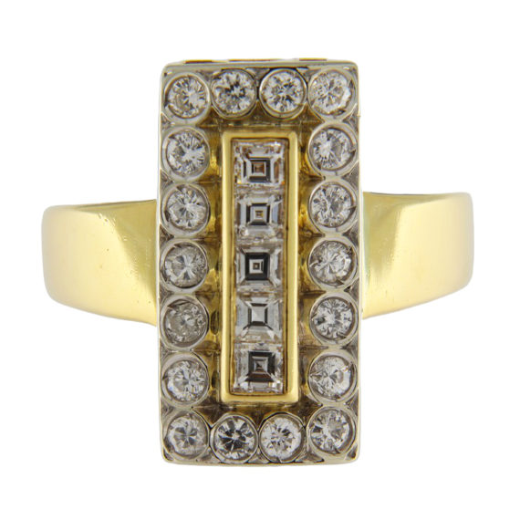 G3789-anello-guidetti-vintage-oro-diamanti-brillanti-carré