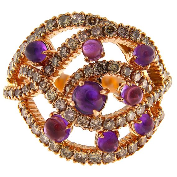 G3866-rose-gold-ring-amethysts-brilliant-brown-diamonds