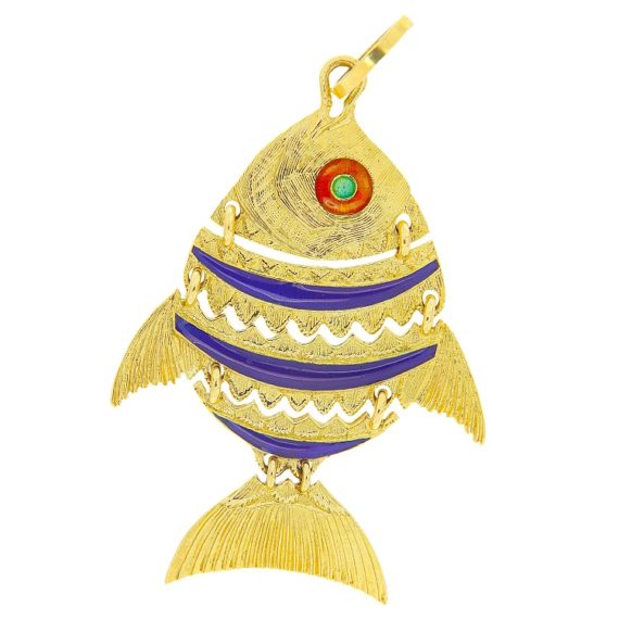 G3913-ciondolo-oro-giallo-pesce-smalto-1